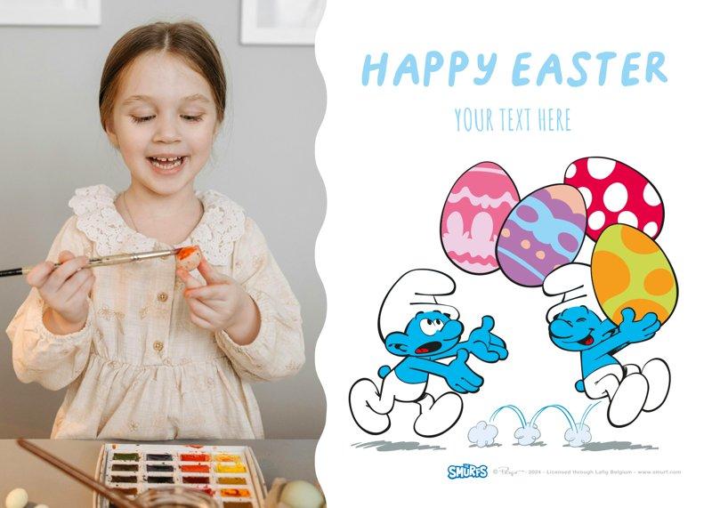 The Smurfs Colorful Easter Egg